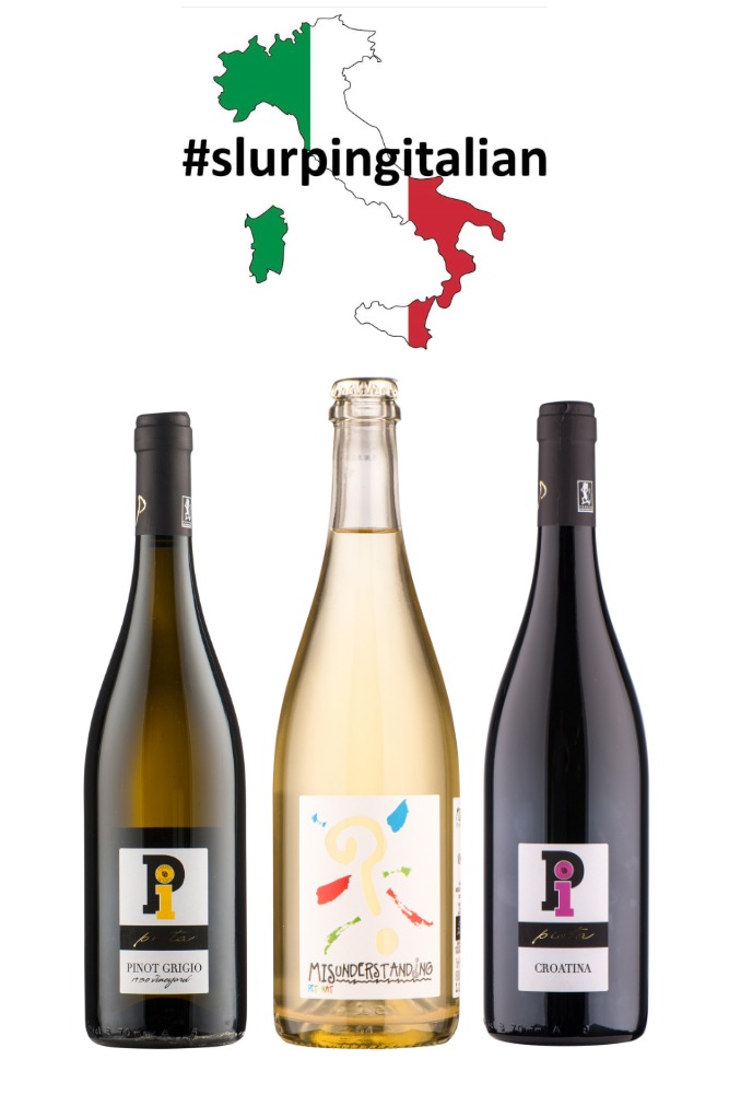Verkaufsförderung slurpingitalian – Part Glasses🍷 through 2! Pietrovini Red,White Life Rosé & –